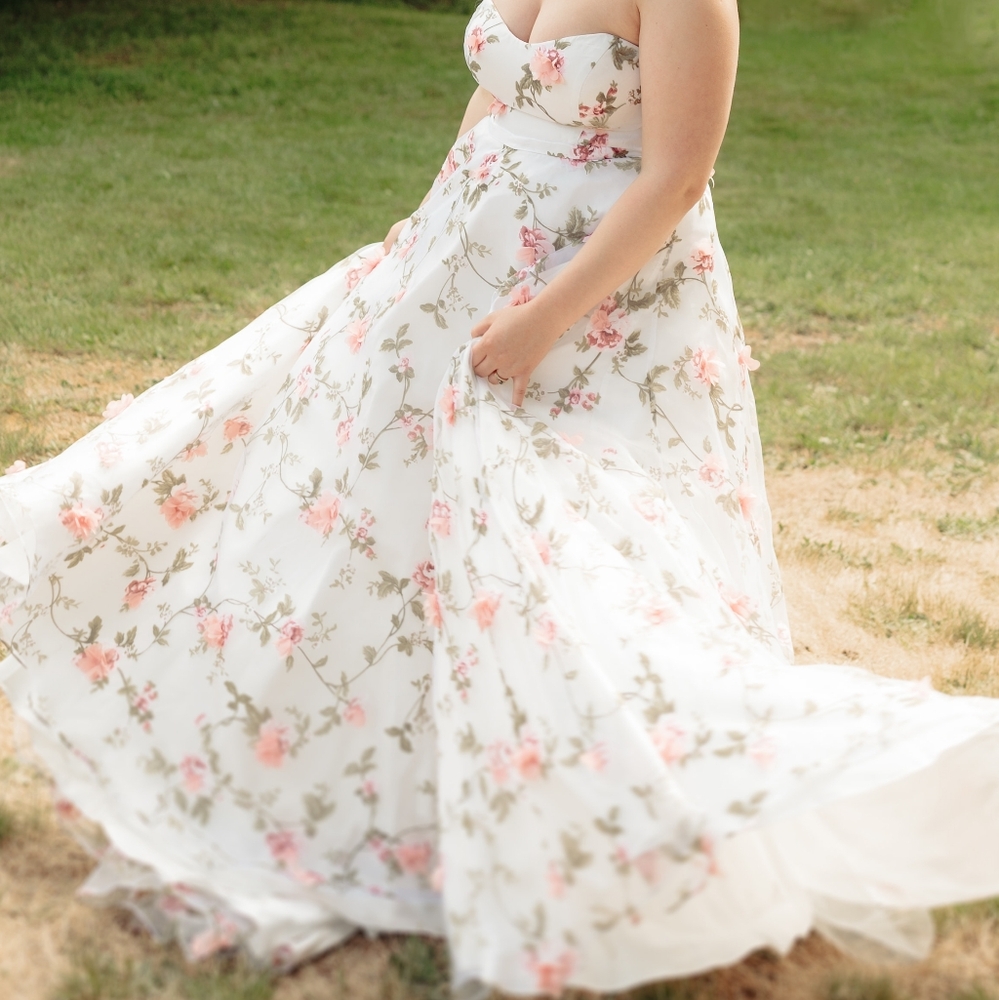 Strapless Ballroom Wedding or Prom Dress size 12